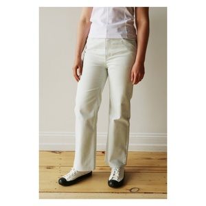 Apiece Apart Highway 1 High-rise Jeans : Ecru, 0